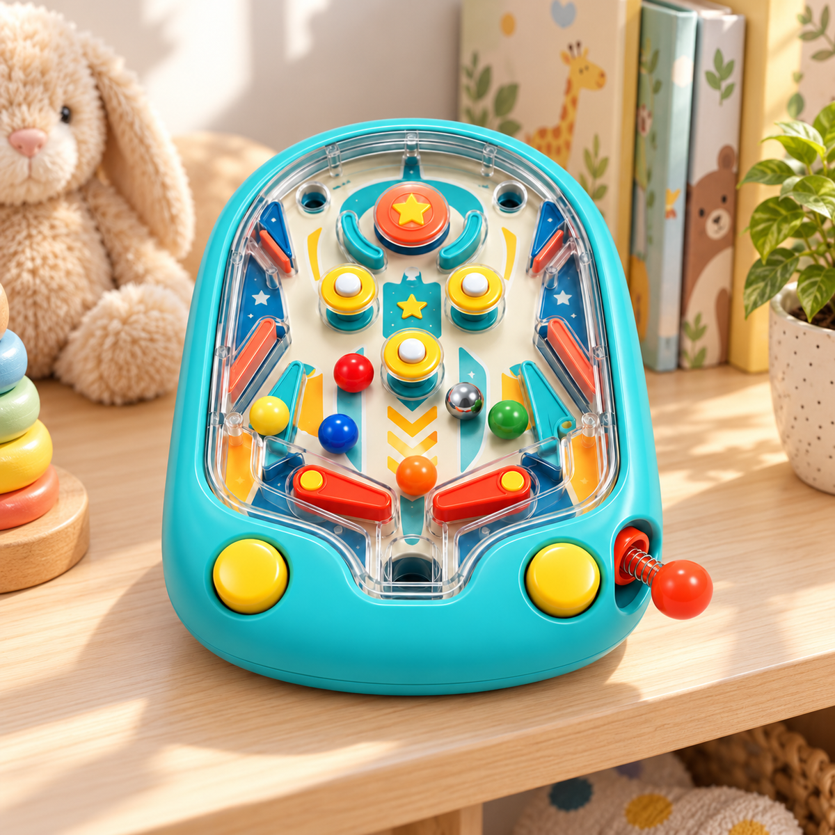 Mini Tabletop Pinball Game ā Fun Interactive Arcade Toy for Kids & Family