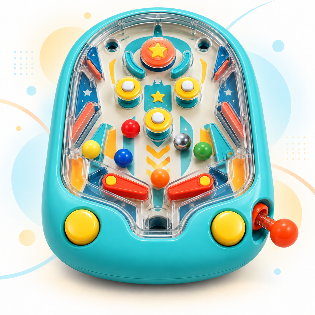 Mini Tabletop Pinball Game ā Fun Interactive Arcade Toy for Kids & Family