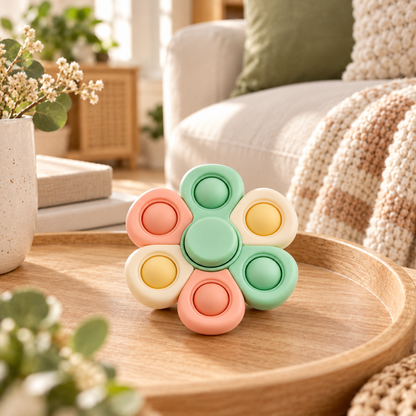 Flower Pop Sensory Fidget Toy – Colorful Interactive Stress Relief Toy for Kids & Adults
