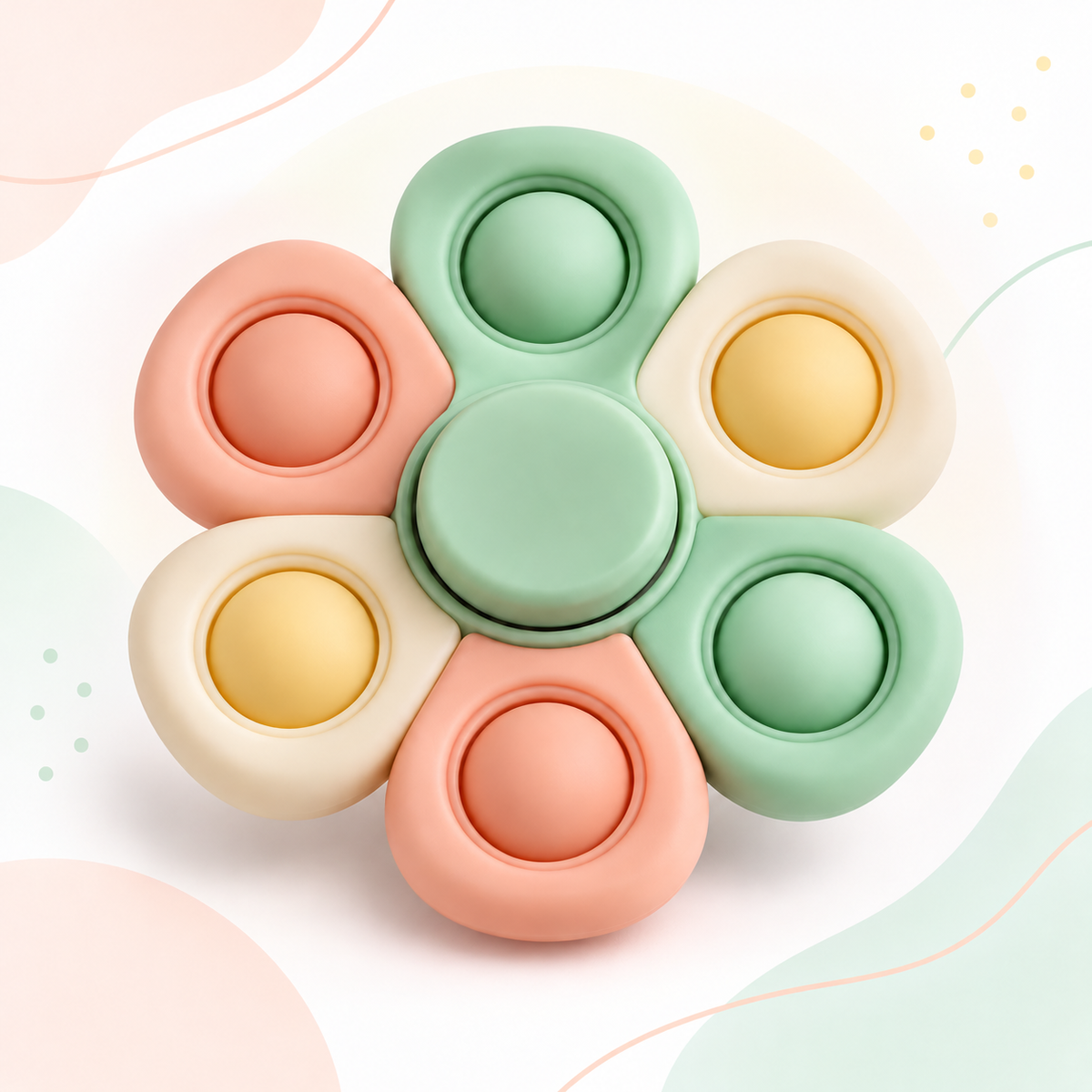 Flower Pop Sensory Fidget Toy – Colorful Interactive Stress Relief Toy for Kids & Adults