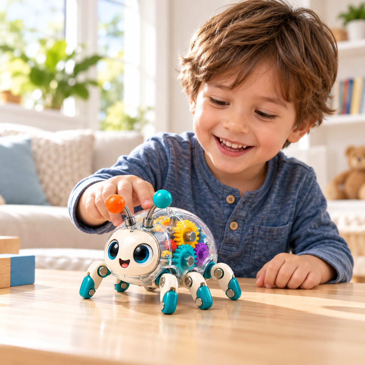 Mini Bead Maze Sensory Toy – Colorful Interactive Sliding Puzzle for Kids