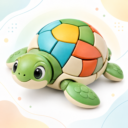 Colorful Turtle Puzzle Toy – Cute Interactive Shell Puzzle for Kids