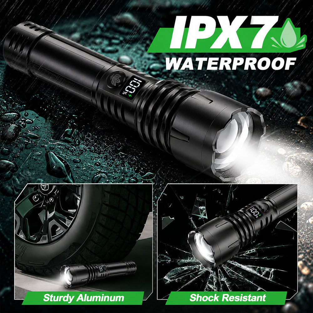 Billhol® Super Bright Ultimate Tactical Survival Flashlight · 2M+ SOLD · 80X Brighter ·120H Runtime · Military COB LED Tech