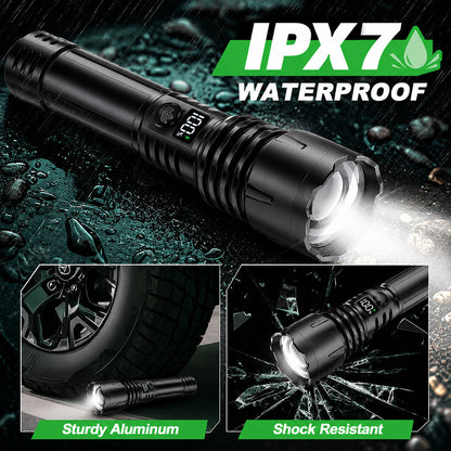 Billhol® Super Bright Ultimate Tactical Survival Flashlight · 2M+ SOLD · 80X Brighter ·120H Runtime · Military COB LED Tech